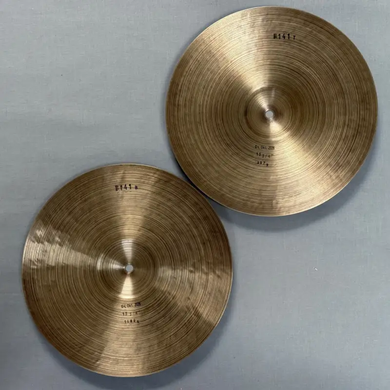 13¾" Hi-Hats №141 – bottom view