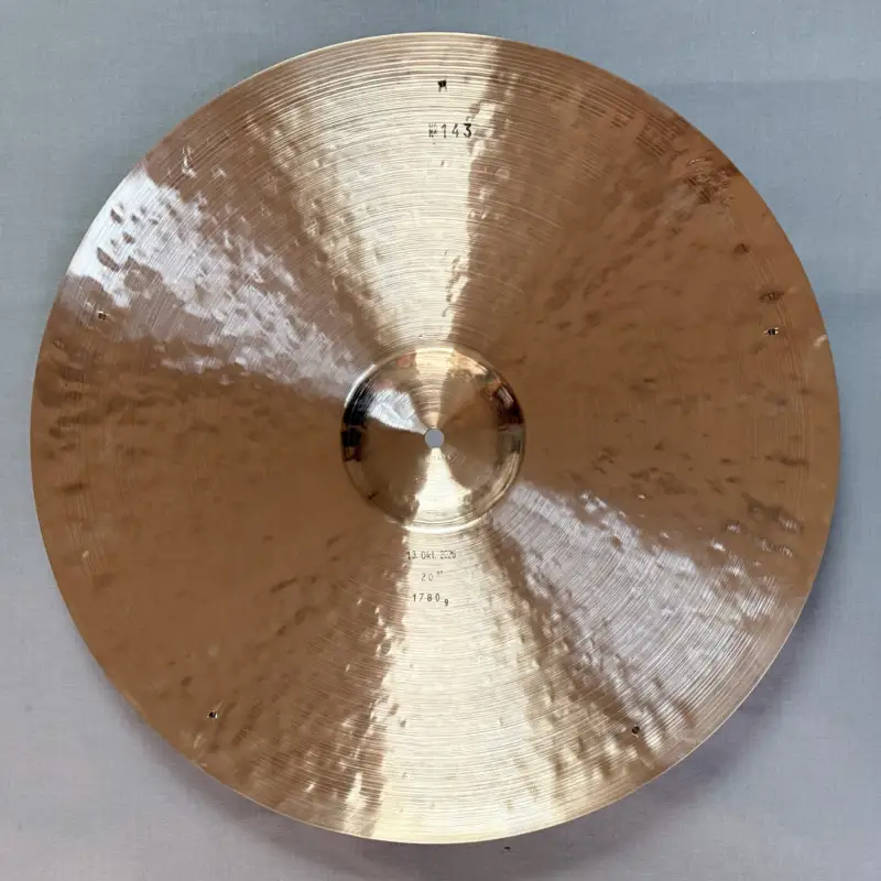 20" Crash Ride №143 – bottom view